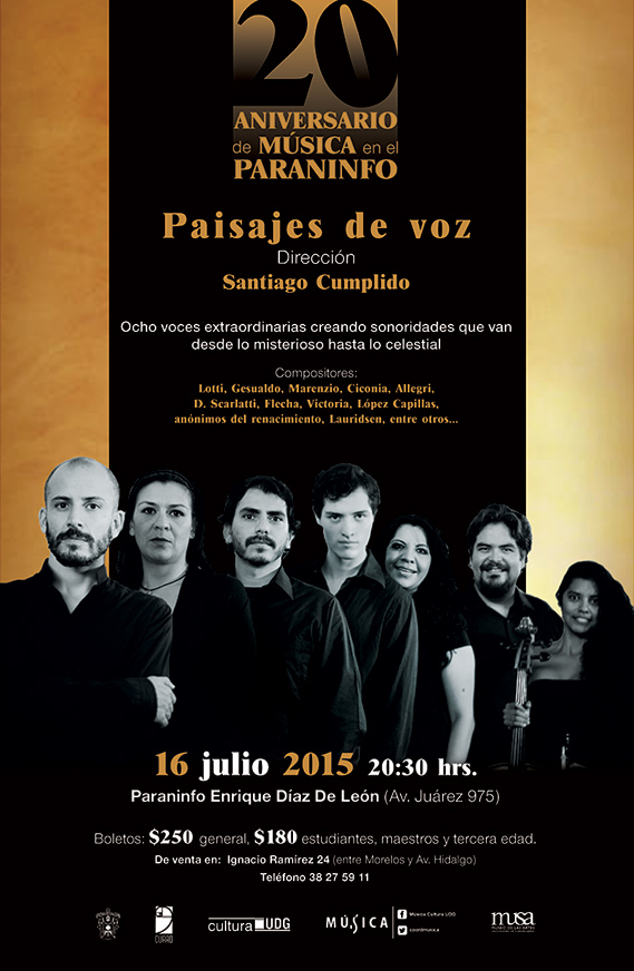 Concierto 20 años de Música en el Paraninfo / 16 de julio‏