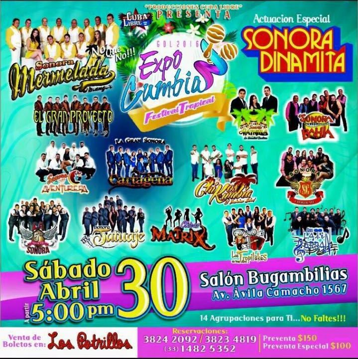 Expo Cumbia GDL 2016.