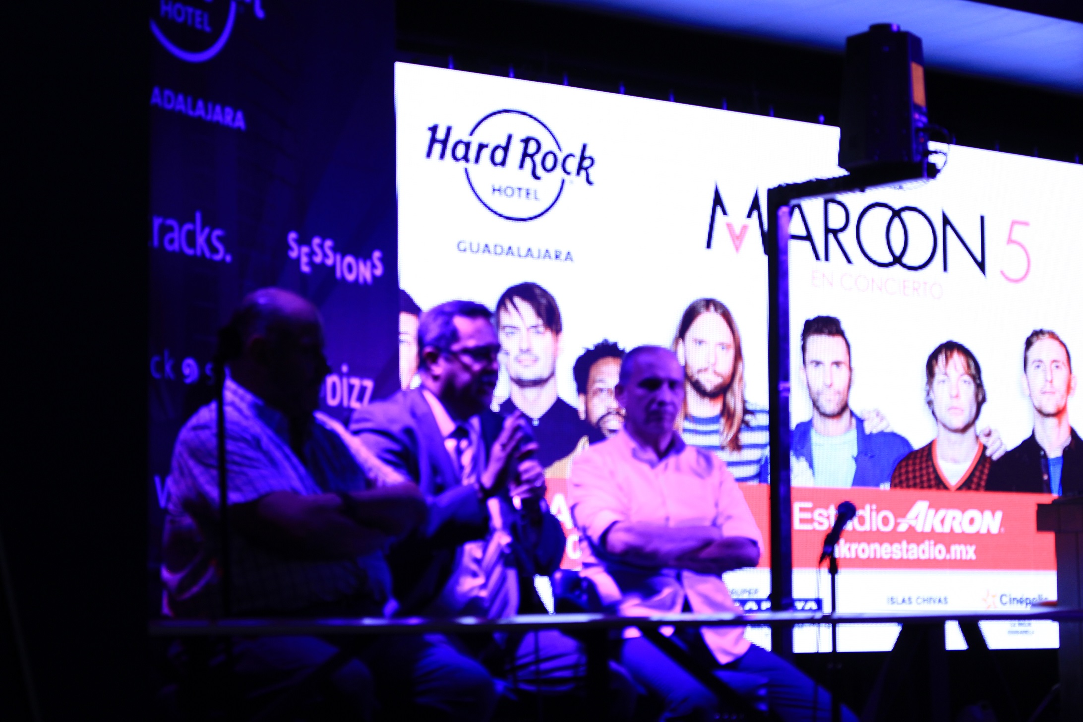 Maroon 5 En Guadalajara/Arrancan los festejos del Hard Rock Hotel
