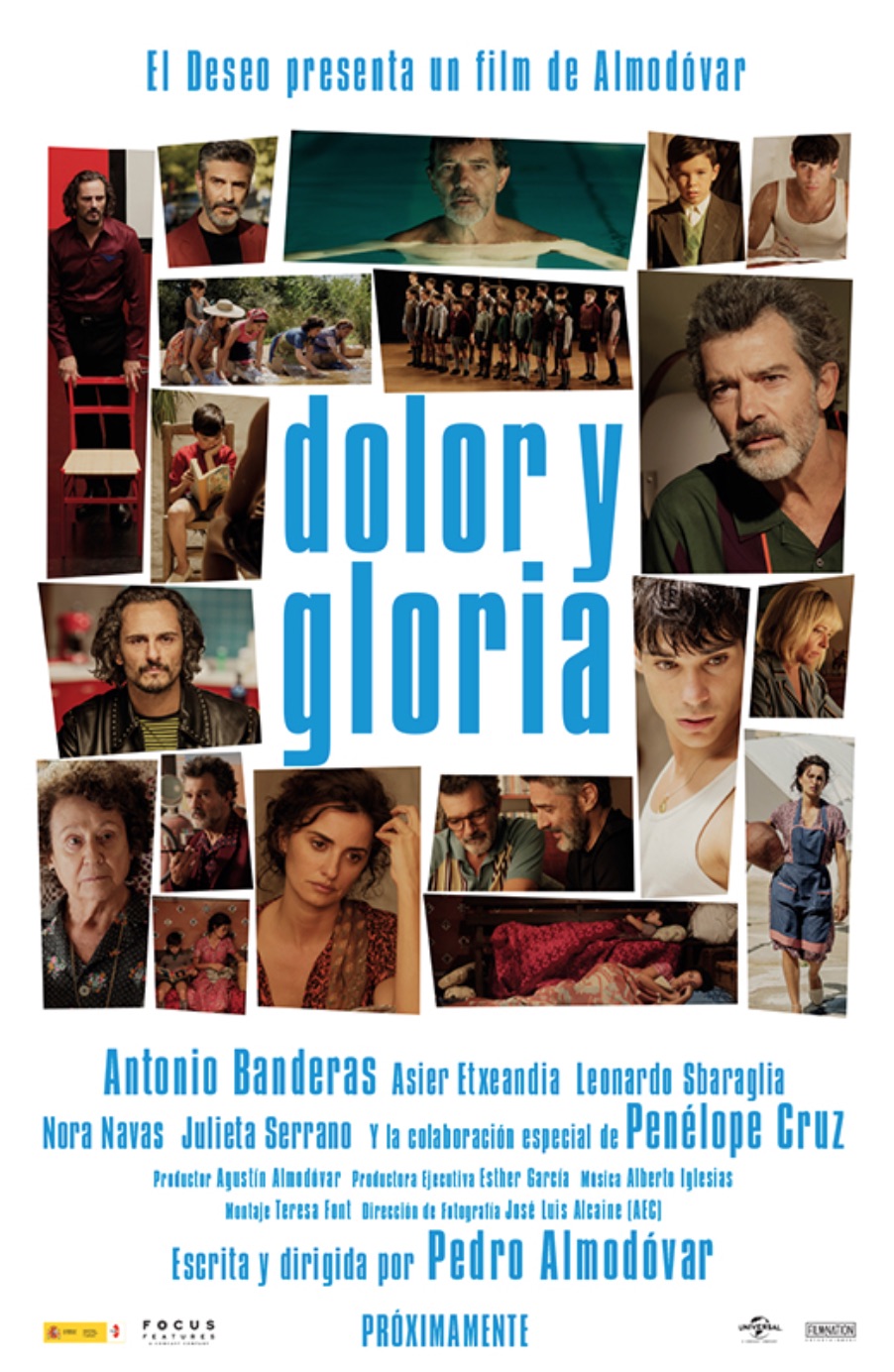 Dolor y Gloria, la nueva película del director español Pedro Almodóvar
